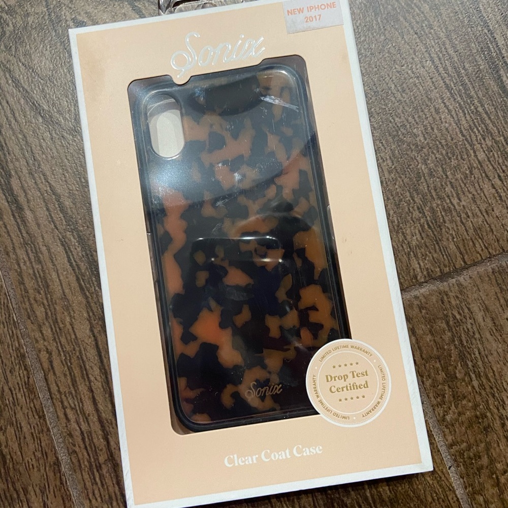 Sonix iPhone XS tortoise shell case